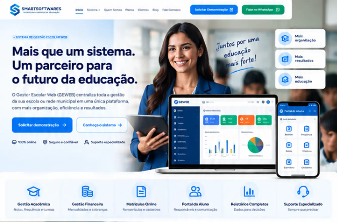 Smartsoftwares: mais que um sistema, um parceiro para o futuro da educação